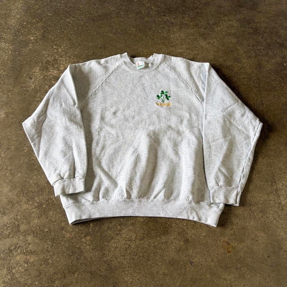 90s ireland grey crewneck sweatshirt